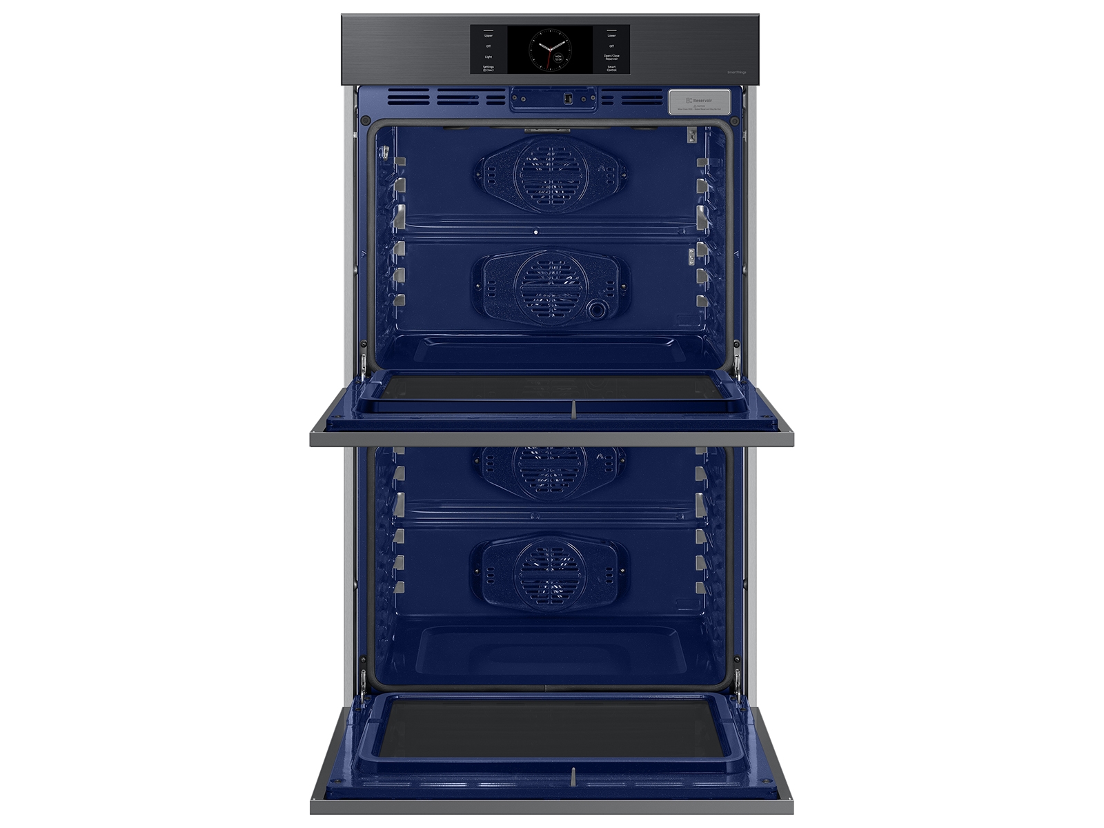 Thumbnail image of Bespoke 30” Matte Black Steel Double Wall Oven with AI Pro Cooking™ Camera