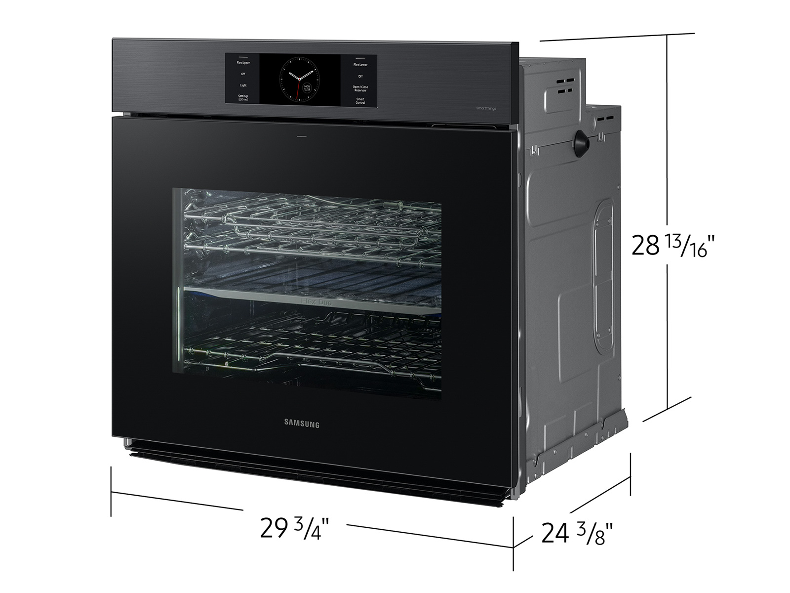 Thumbnail image of Bespoke 30” Matte Black Single Wall Oven with AI Pro Cooking™ Camera