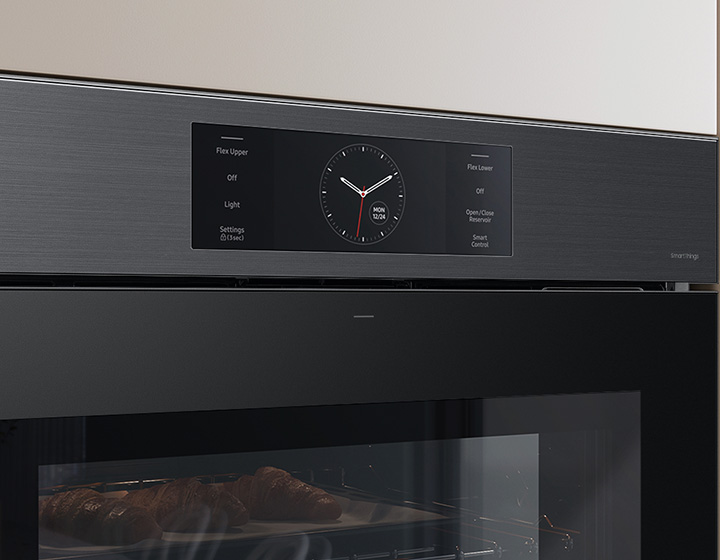 Samsung 30” Single Wall Oven with Flex Duo™ 7” AI Home touchscreen