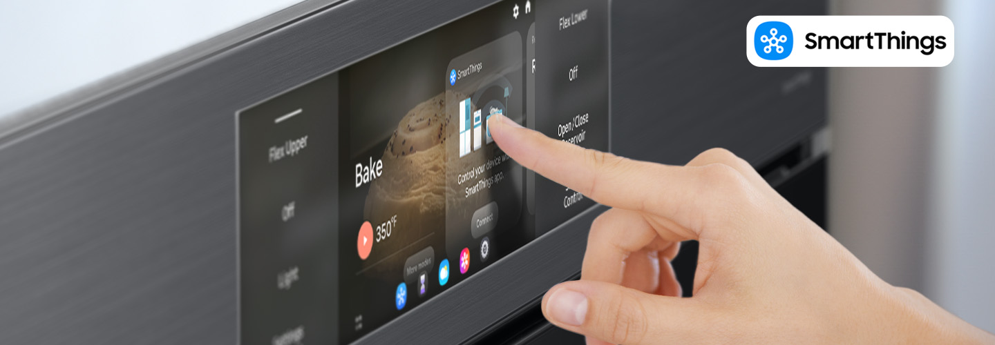 Samsung 30” Single Wall Oven 7” AI Home touchscreen