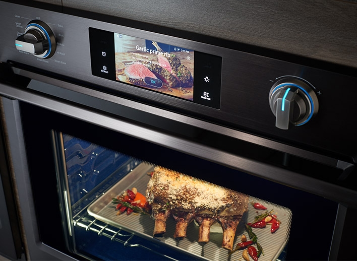 NQ70CG700DSRAA by Samsung - Bespoke 30 Microwave Combination Wall Oven  with with Flex Duo™ in Stainless Steel