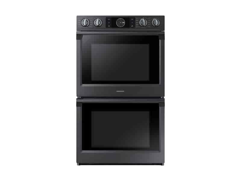 30” Smart Double Wall Oven with Flex Duo™ in Black Stainless Steel
