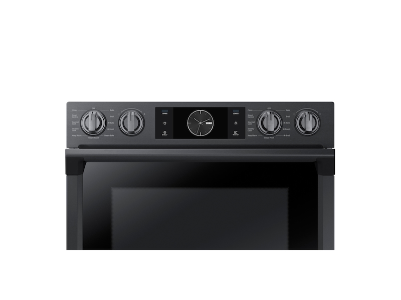 30&quot; Smart Double Wall Oven with Flex Duo&trade; in Black Stainless Steel