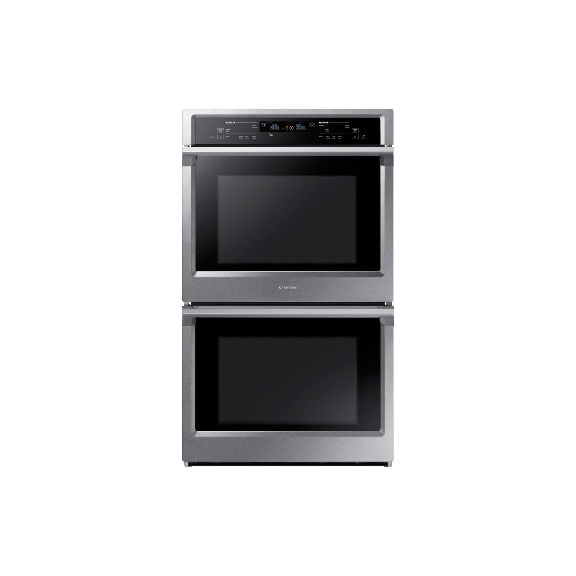 30" Stainless Steel Dual Convection Double Wall Oven Samsung US