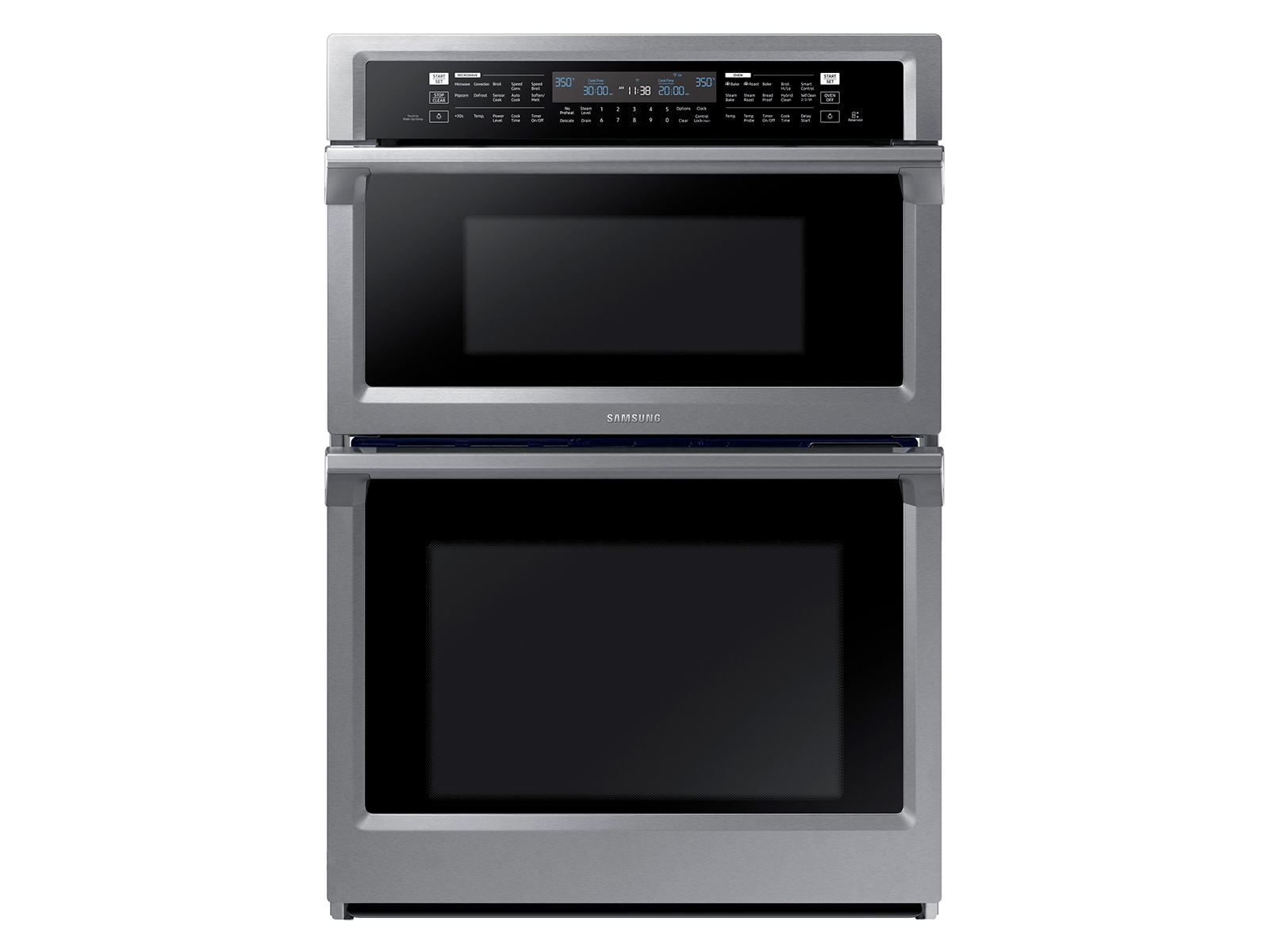 convergentie ervaring Dreigend 30" Smart Microwave Combination Wall Oven with Steam Cook in Stainless  Steel Wall Oven - NQ70M6650DS/AA | Samsung US
