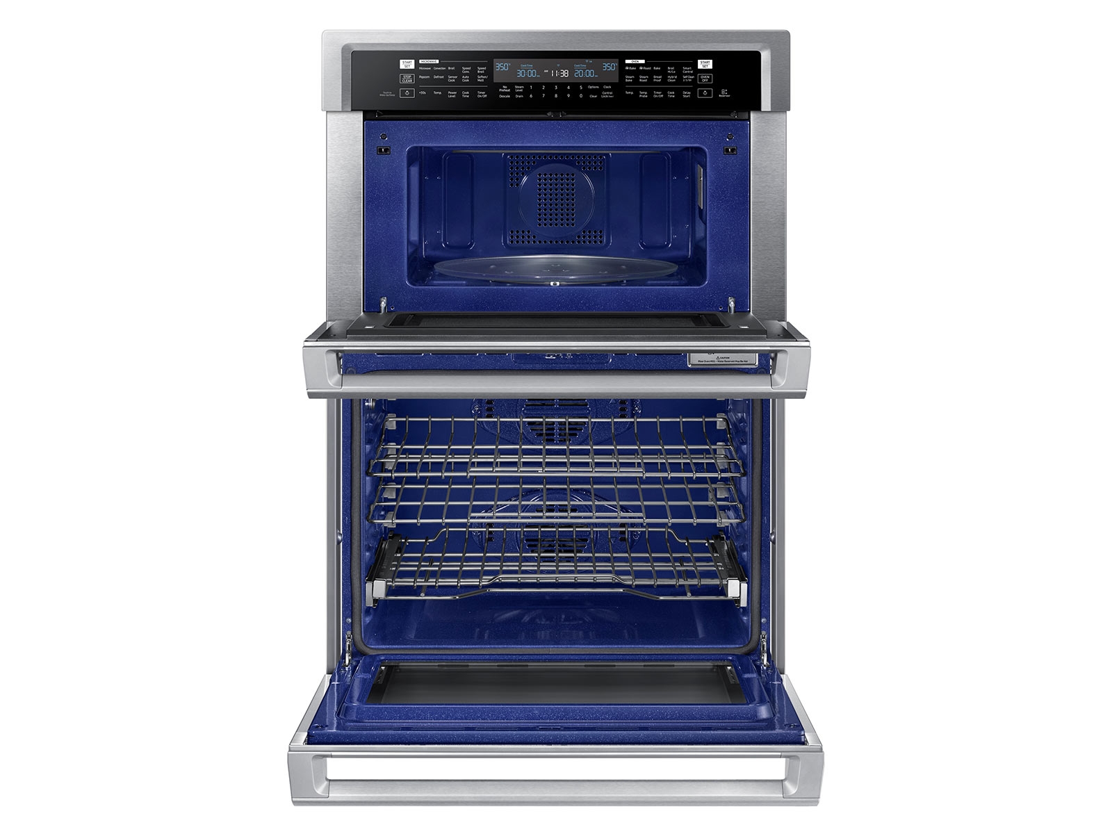 Thumbnail image of 30” Smart Microwave Combination Wall Oven with Steam Cook in Stainless Steel