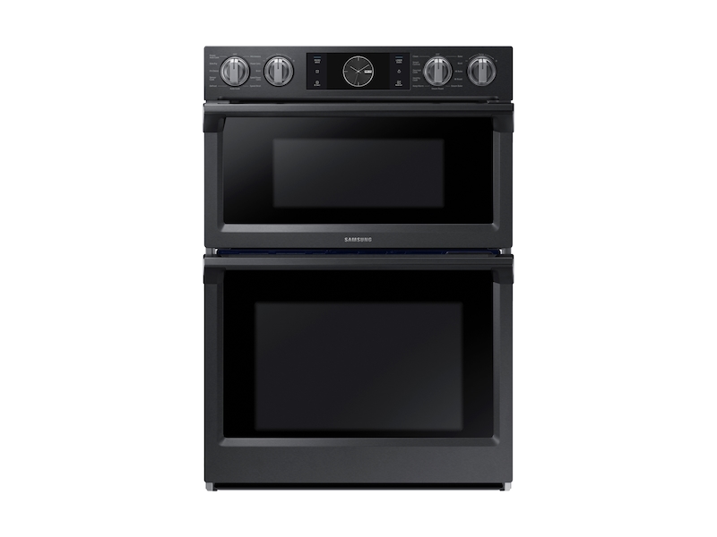 30&quot; Smart Microwave Combination Wall Oven with Flex Duo&trade; in Black Stainless Steel