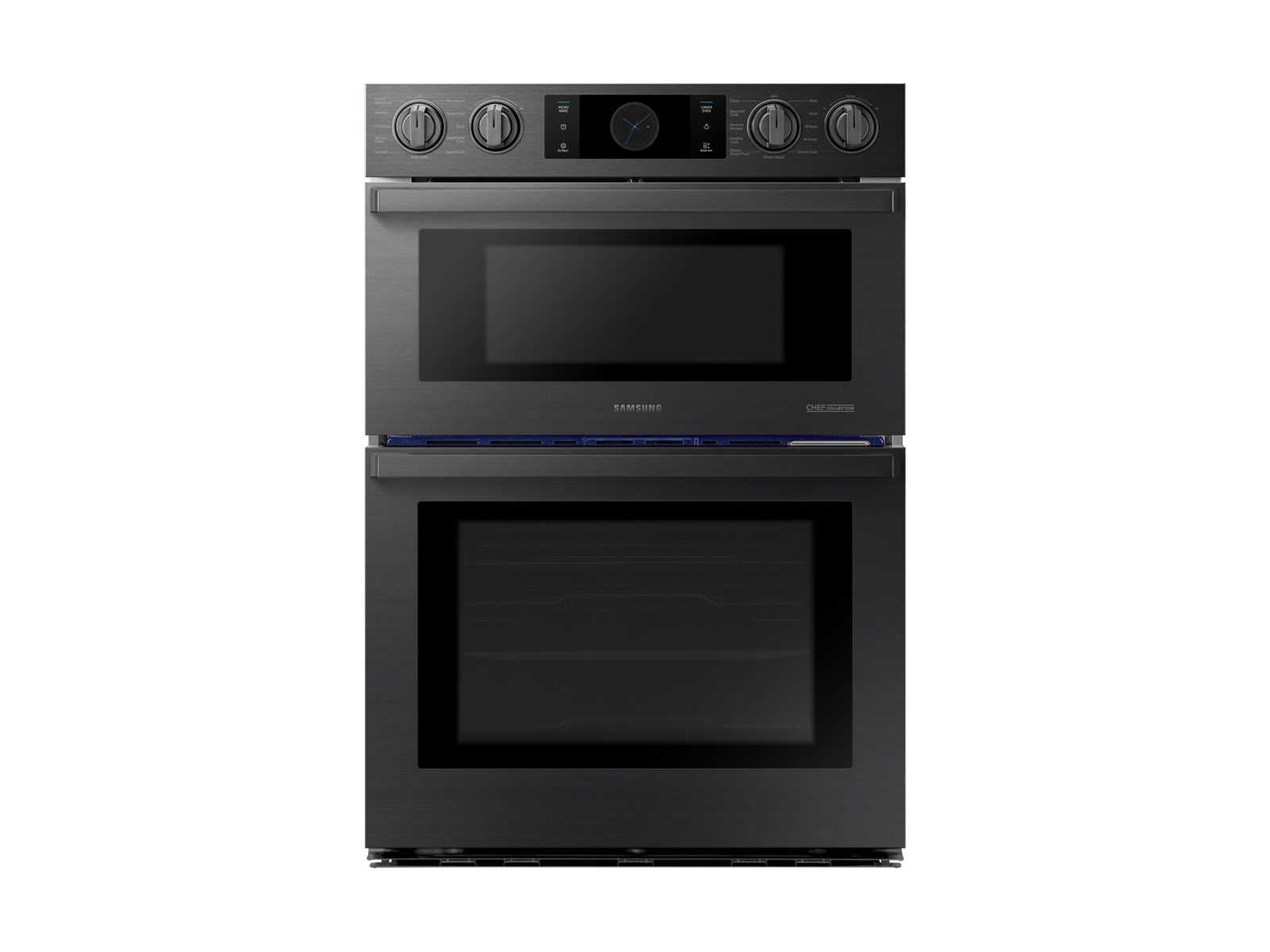 NQ70M9770DM by Samsung - 30 Flex Duo™ Chef Collection Microwave  Combination Wall Oven in Matte Black Stainless Steel