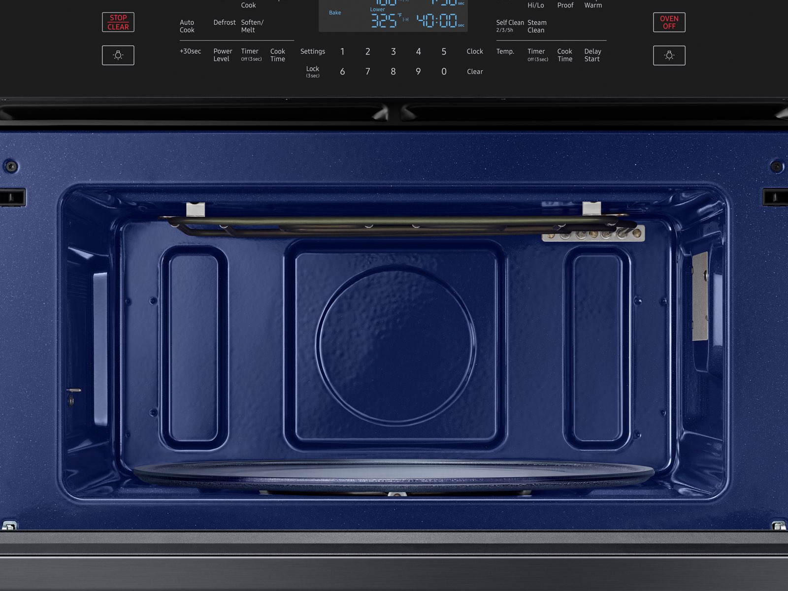 Thumbnail image of 30&quot; Microwave Combination Wall Oven in Black Stainless Steel