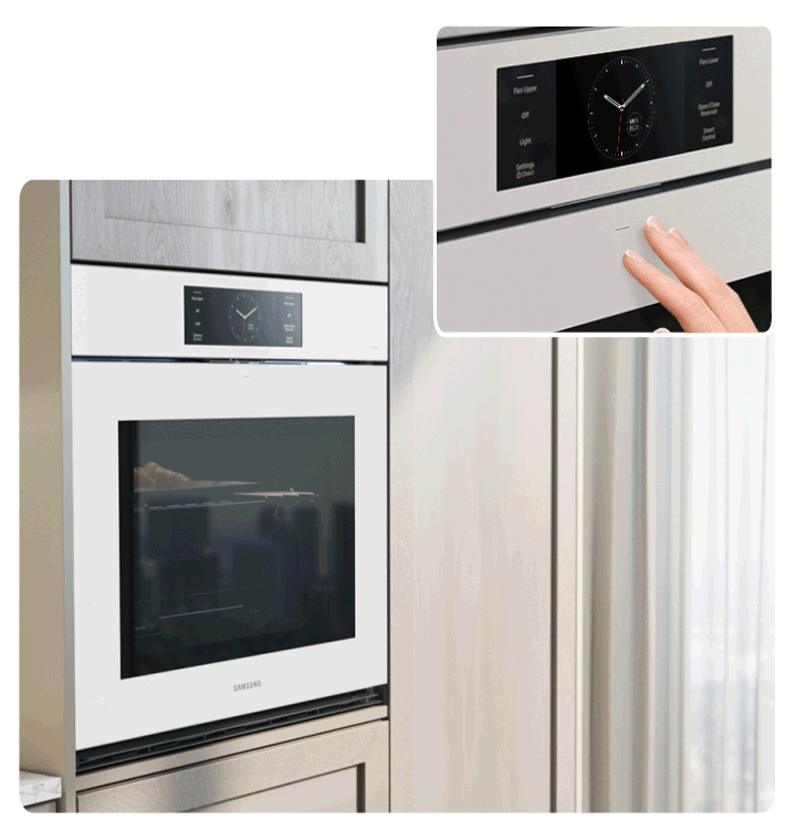 Samsung 30” Single Wall Oven with a Handleless Design