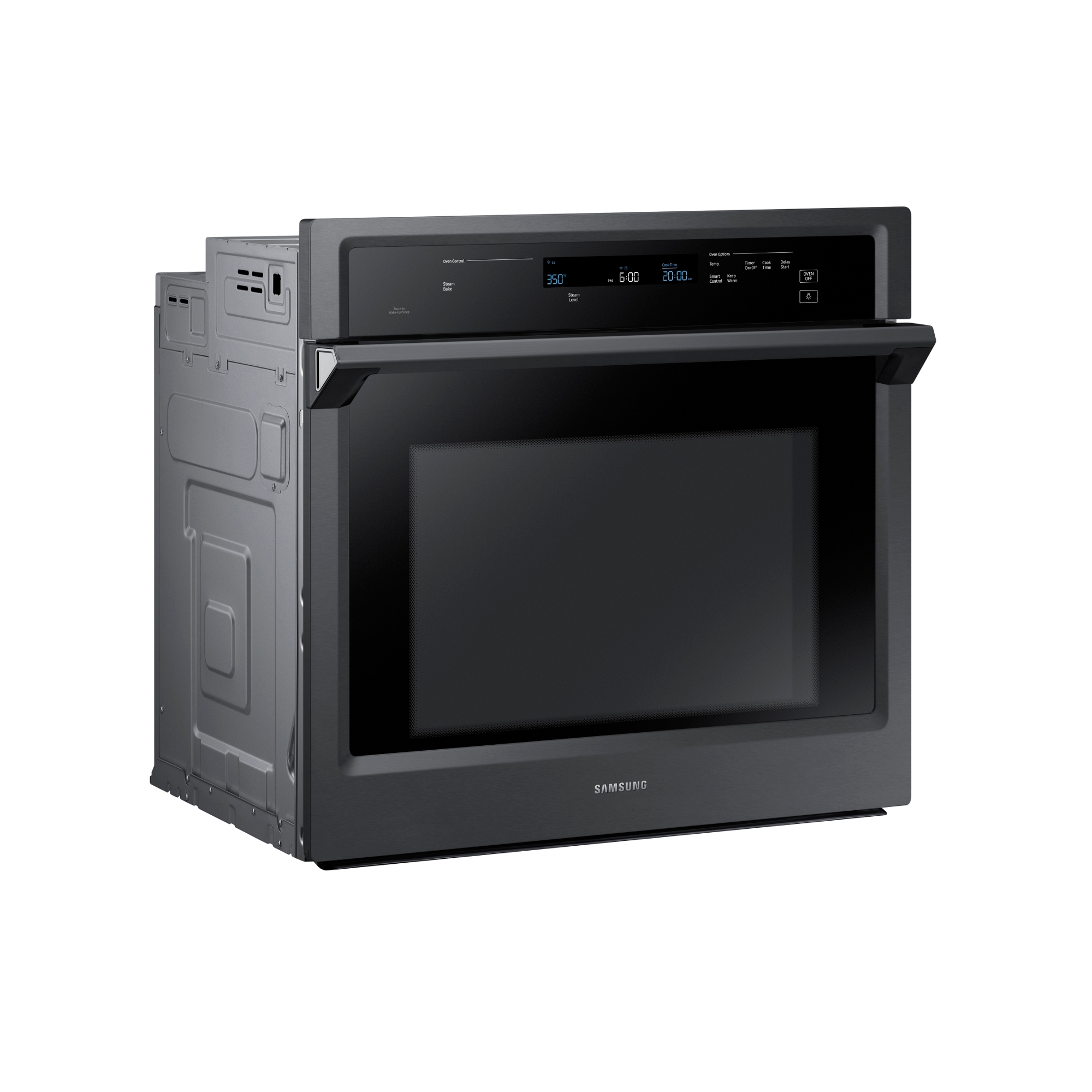 Thumbnail image of 30&quot; Smart Single Electric Wall Oven with Steam Cook in Black Stainless Steel
