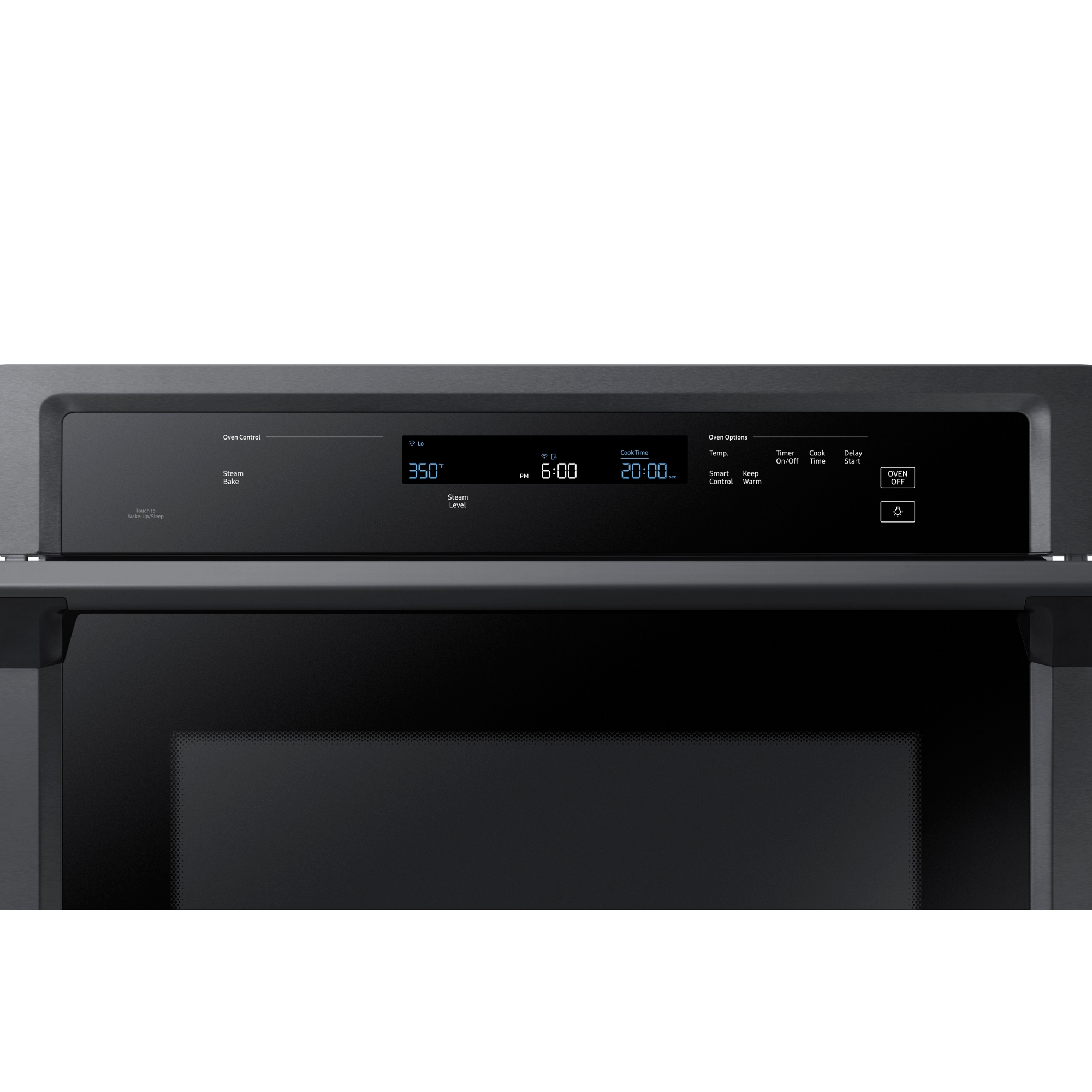 Thumbnail image of 30” Smart Single Electric Wall Oven with Steam Cook in Black Stainless Steel