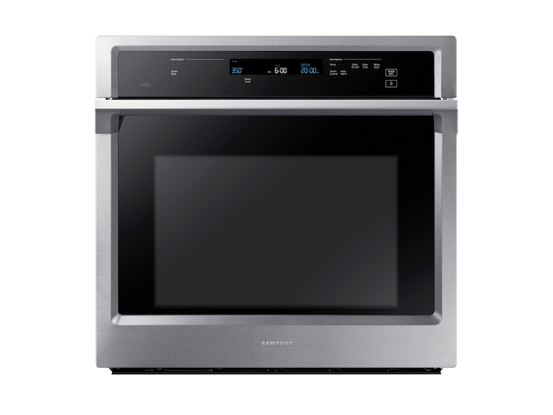 30” Smart Single Electric Wall Oven with Steam Cook in Stainless Steel
