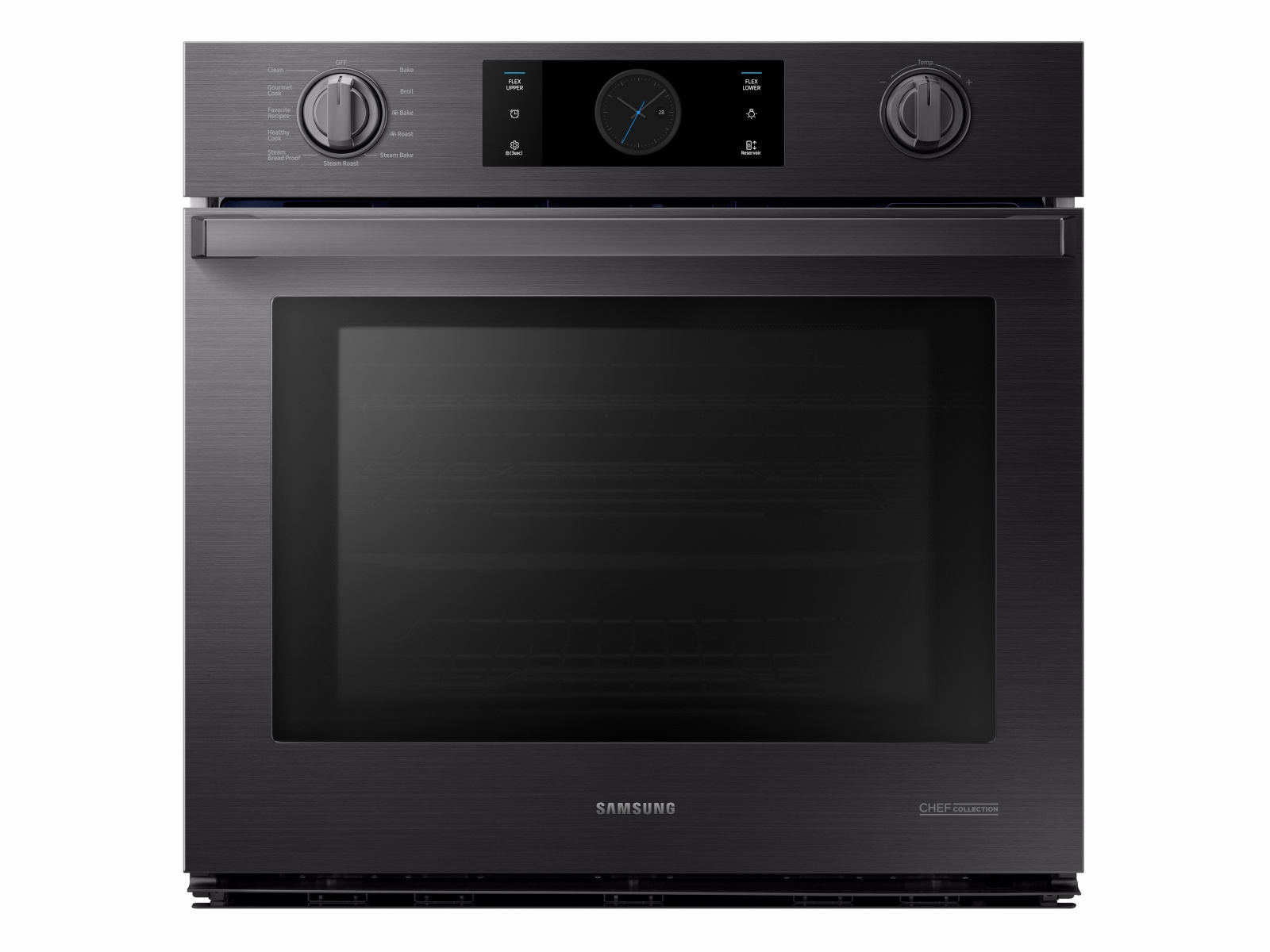 30 inch Flex Duo™ Chef Collection Single Wall Oven in Matte Black 