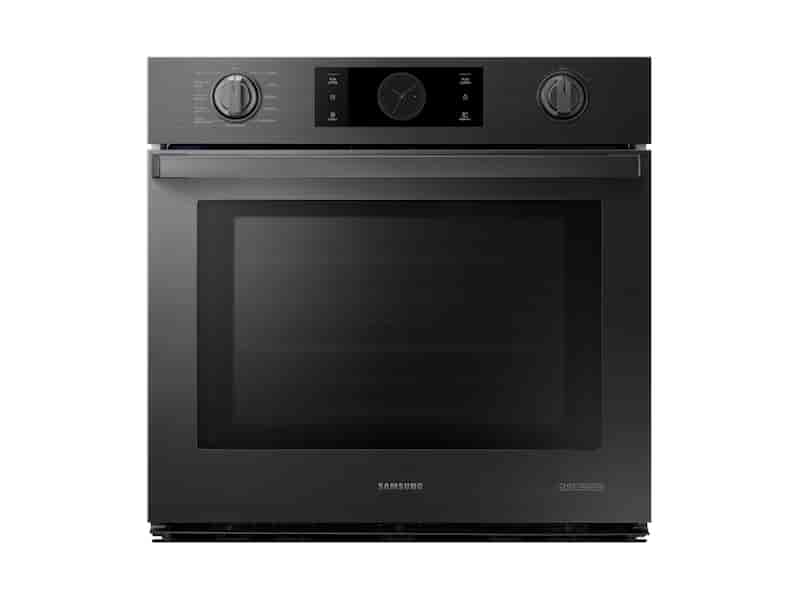30” Flex Duo™ Chef Collection Single Wall Oven in Matte Black Stainless Steel