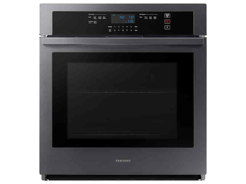 30” Single Wall Oven in Black Stainless Steel
