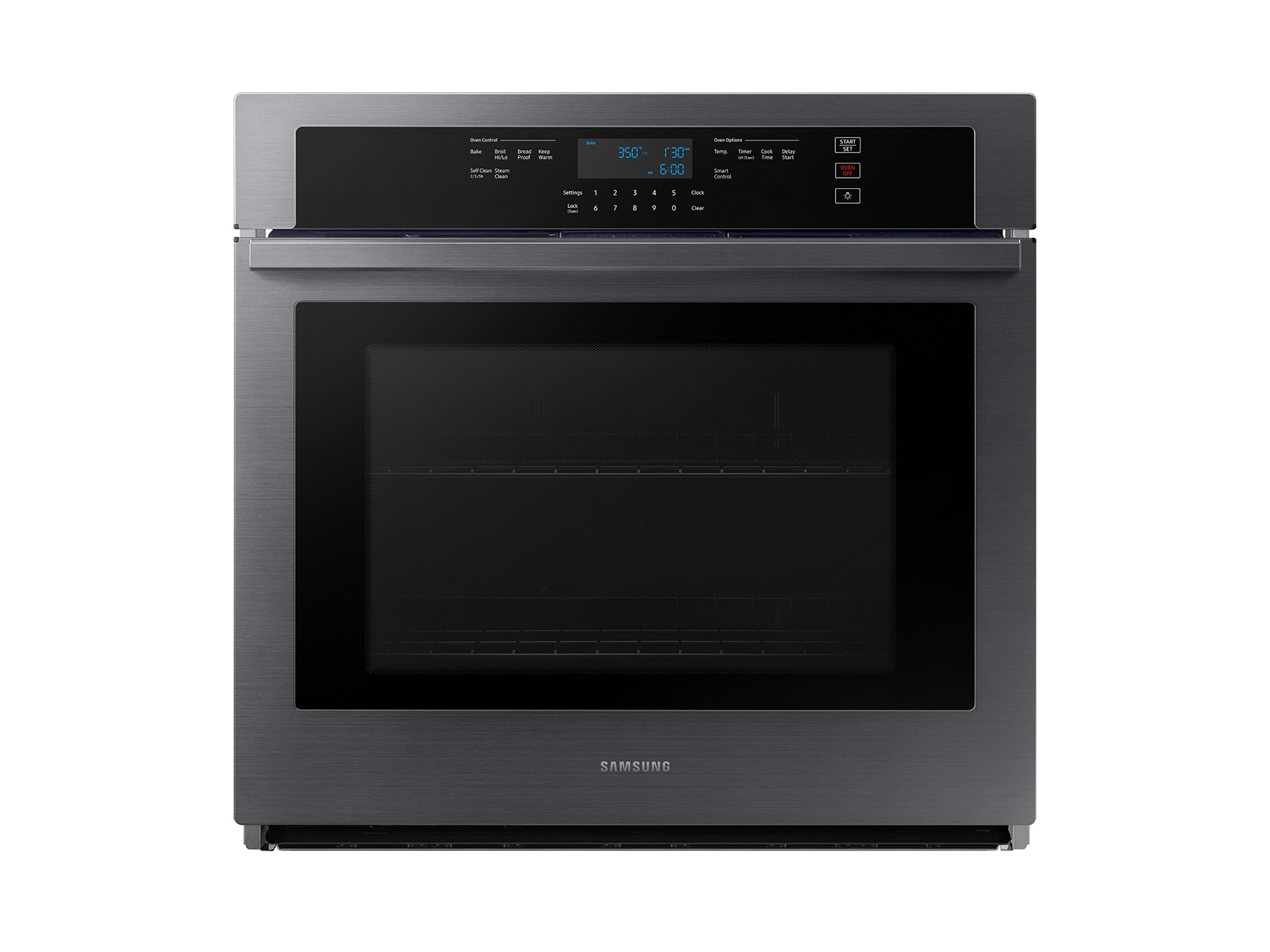 Samsung 30" Smart Single Wall Oven in Black Stainless Steel(NV51T5511SG/AA)