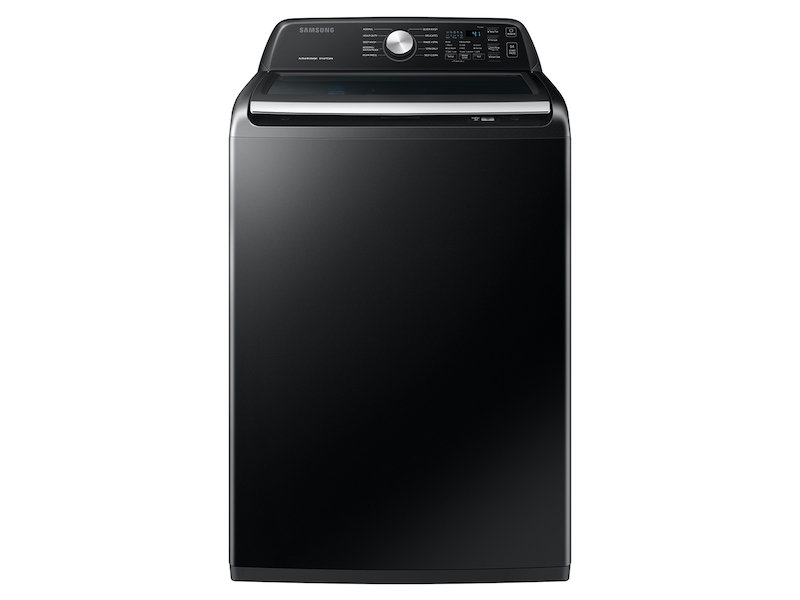 4.4 cu. ft. Top Load Washer with ActiveWave&trade; Agitator and Active WaterJet in Brushed Black