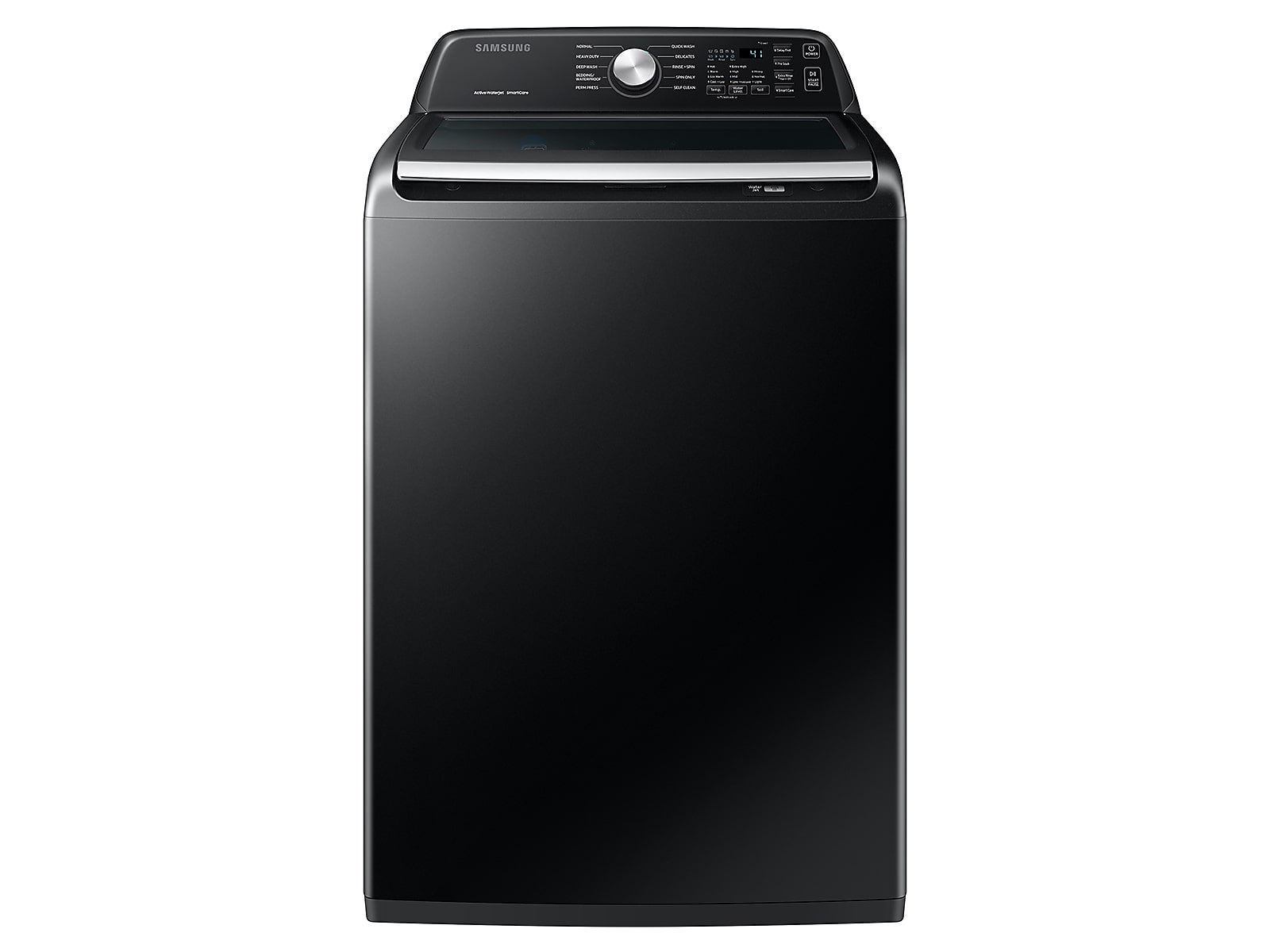 Samsung 4.4 cu. ft. Top Load Washer with ActiveWave™ Agitator and Active WaterJet in Brushed Black(WA44A3405AV/A4) photo
