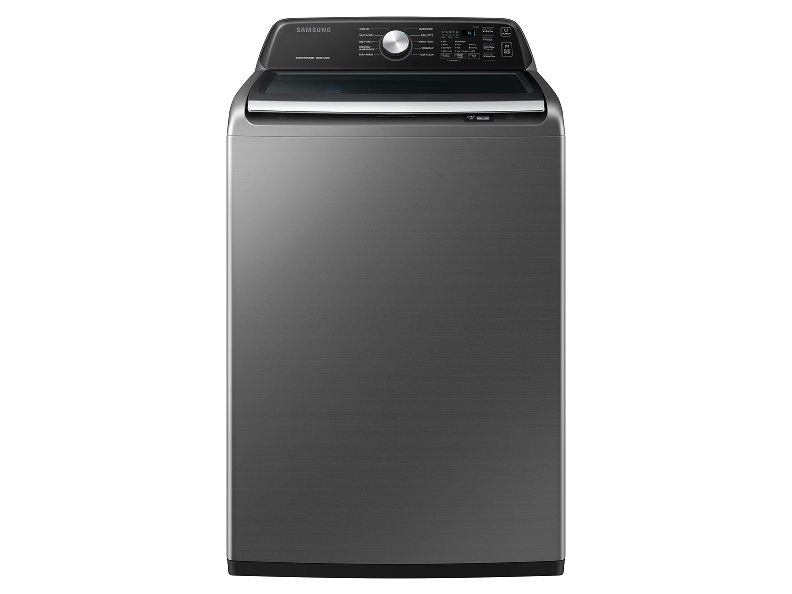 Samsung 4.4 cu. ft. Top Load Washer with ActiveWave™ Agitator and Active WaterJet in Platinum(WA44A3405AP/A4)