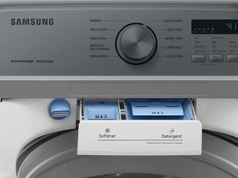 4.4 cu. ft. Top Load Washer with ActiveWave&trade; Agitator and Active WaterJet in White