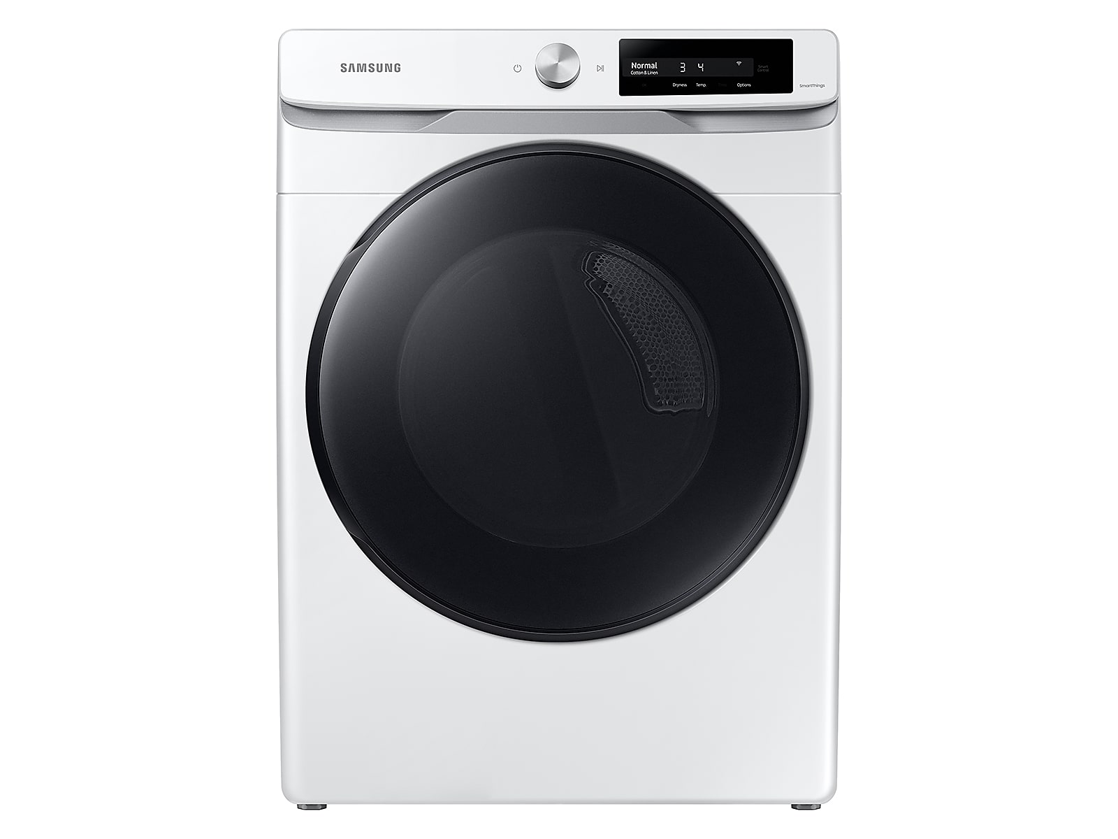 Samsung 7.5 cu. ft. Smart Dial Electric Dryer with Super Speed Dry in White(DVE45A6400W/A3) photo