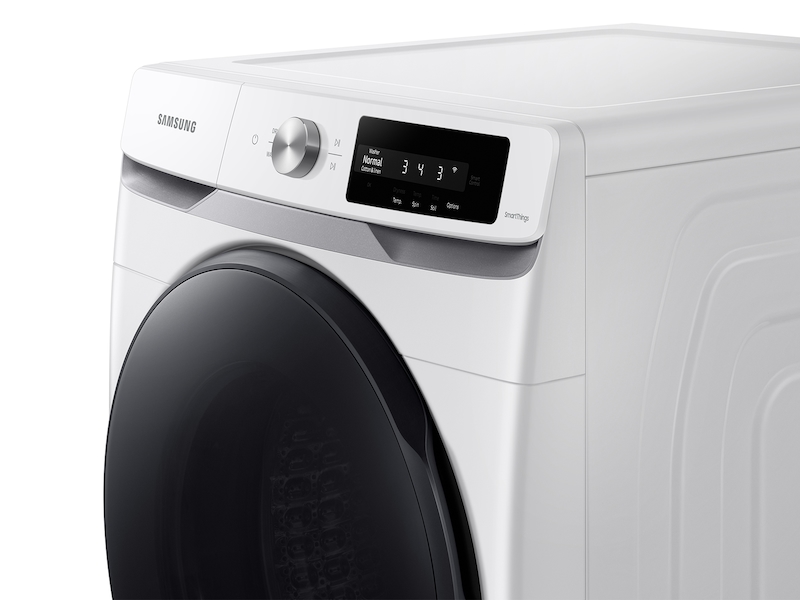4.5 cu. ft. Lavadora de carga frontal dial inteligente capacidad con lavadoras Super Speed Wash en color blanco - WF45A6400AW/US | Samsung EE.UU.