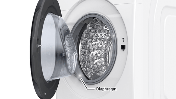 4.5 cu. ft. Lavadora de carga frontal dial inteligente capacidad con lavadoras Super Speed Wash en color blanco - WF45A6400AW/US | Samsung EE.UU.