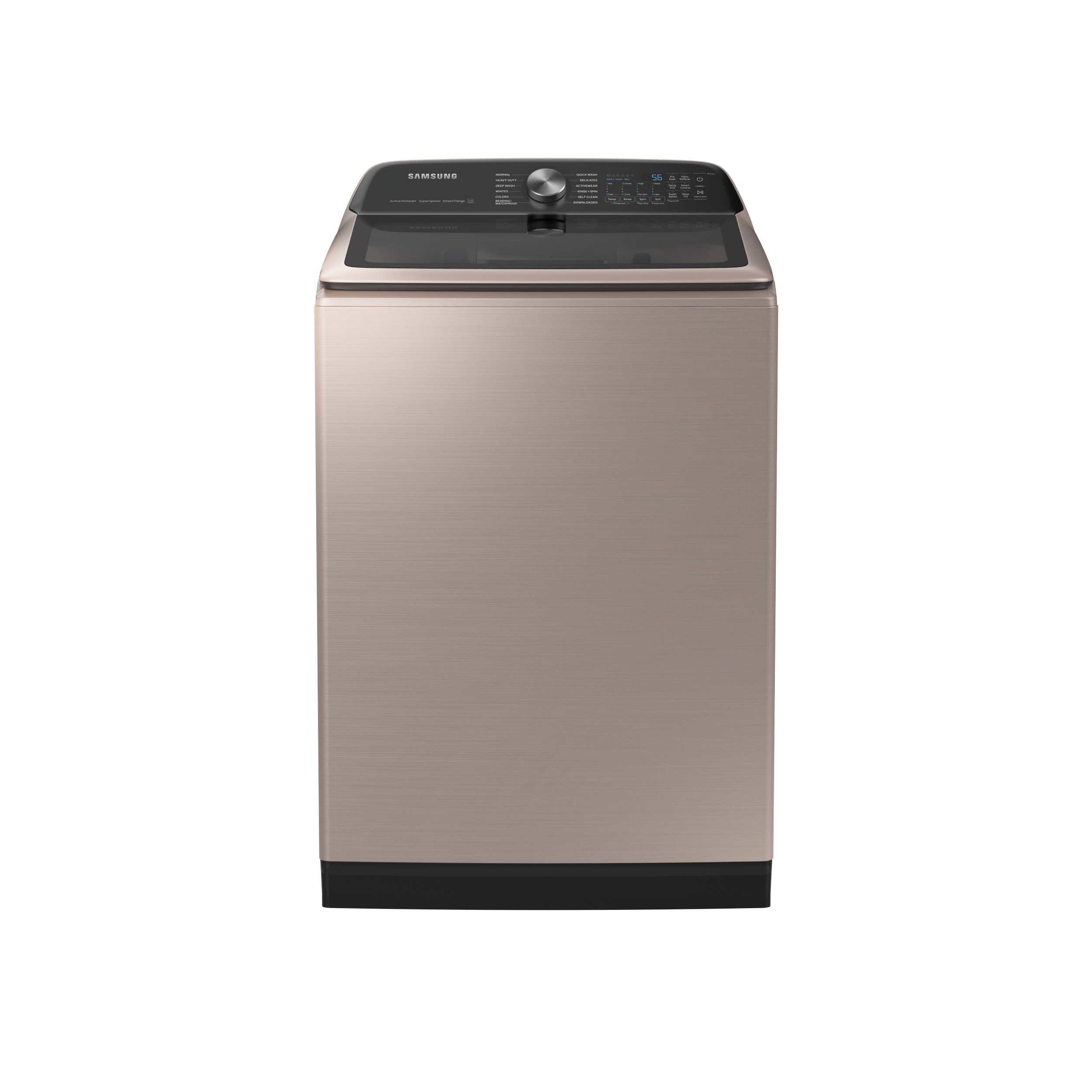 cylinder Sovesal Lingvistik 5.1 cu. ft. Smart Top Load Washer with ActiveWave™ Agitator and Super Speed  Wash in Champagne Washers - WA51A5505AC/US | Samsung US