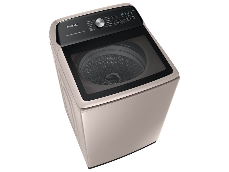 5.1 cu. ft. Smart Top Load Washer with ActiveWave&trade; Agitator and Super Speed Wash in Champagne