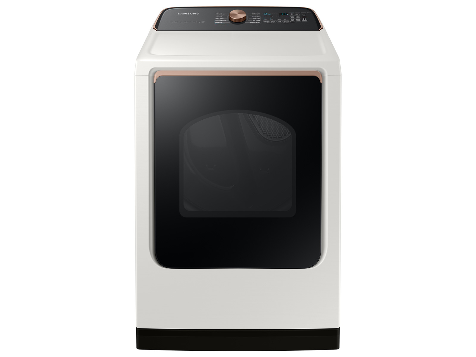 Photos - Tumble Dryer Samsung 7.4 cu. ft. Smart Electric Dryer with Steam Sanitize+ in Ivory(DVE 
