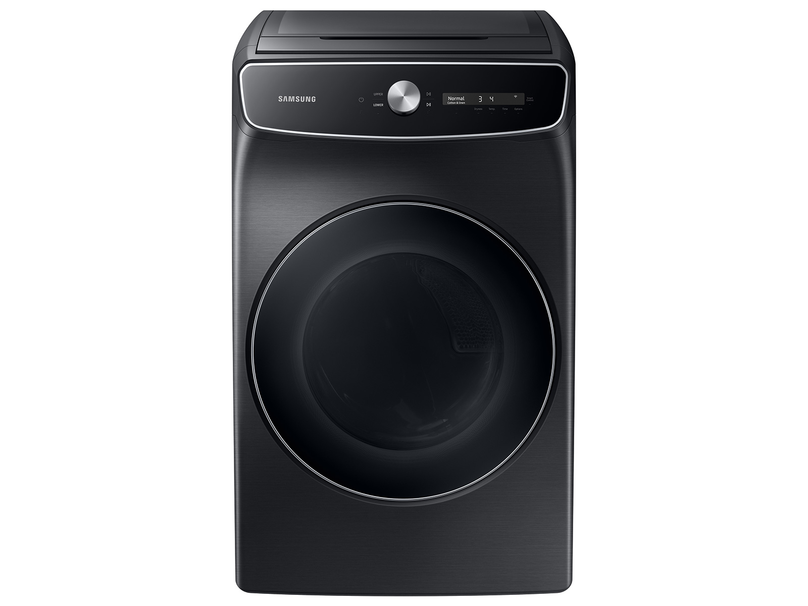 Thumbnail image of 7.5 cu. ft. Smart Dial Electric Dryer with FlexDry™ and Super Speed Dry in Brushed Black