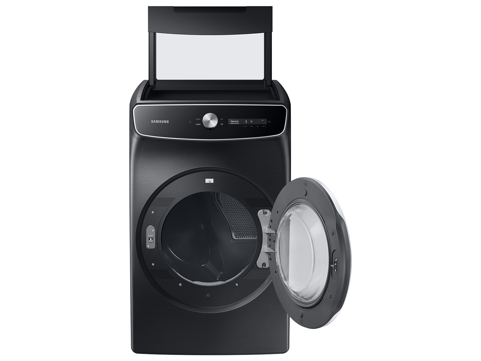 Thumbnail image of 7.5 cu. ft. Smart Dial Electric Dryer with FlexDry™ and Super Speed Dry in Brushed Black