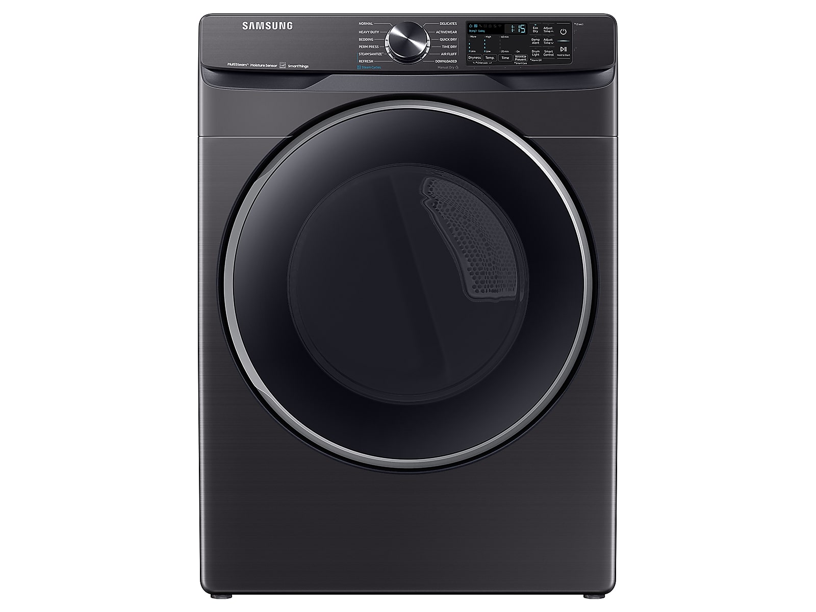 Samsung 7.5 cu. ft. Smart Electric Dryer with Steam Sanitize+ in Brushed Black(DVE50A8500V/A3)