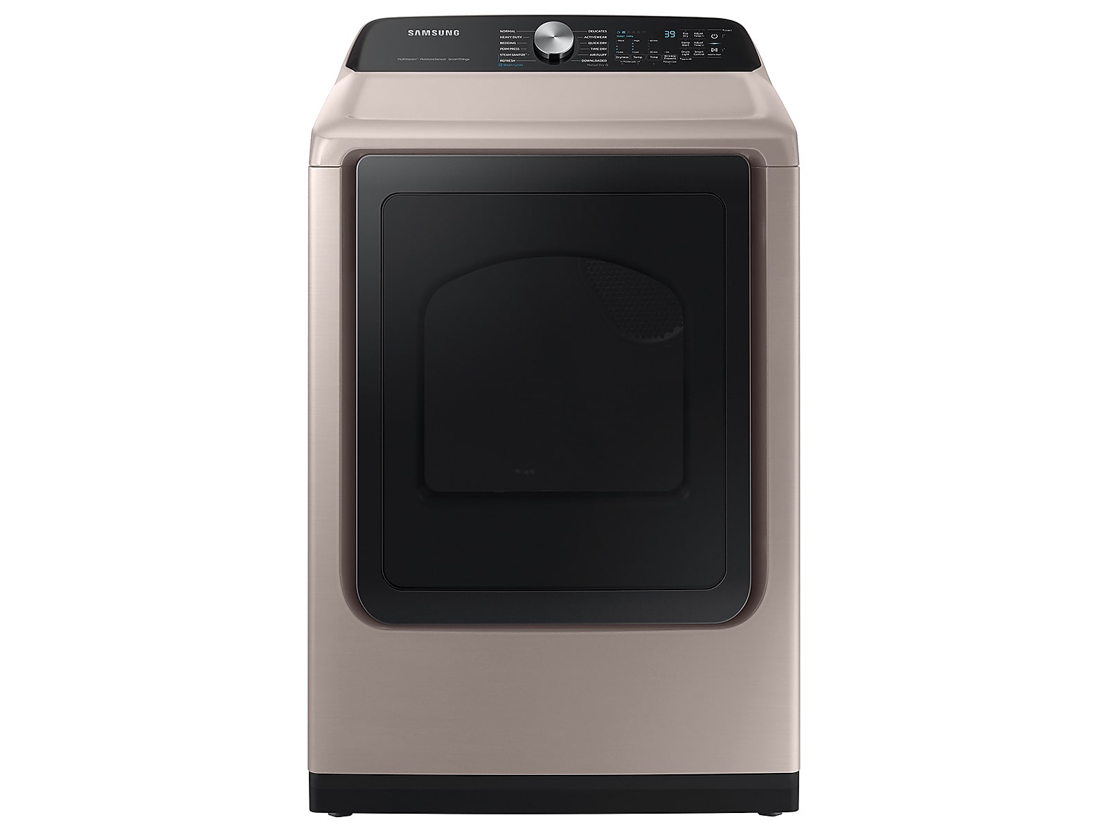 Samsung 7.4 cu. ft. Smart Electric Dryer with Steam Sanitize+ in Champagne(DVE52A5500C/A3) photo