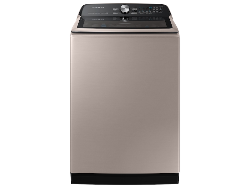 5.2 cu. ft. Large Capacity Smart Top Load Washer with Super Speed Wash in  Champagne Washers - WA52A5500AC/US | Samsung US