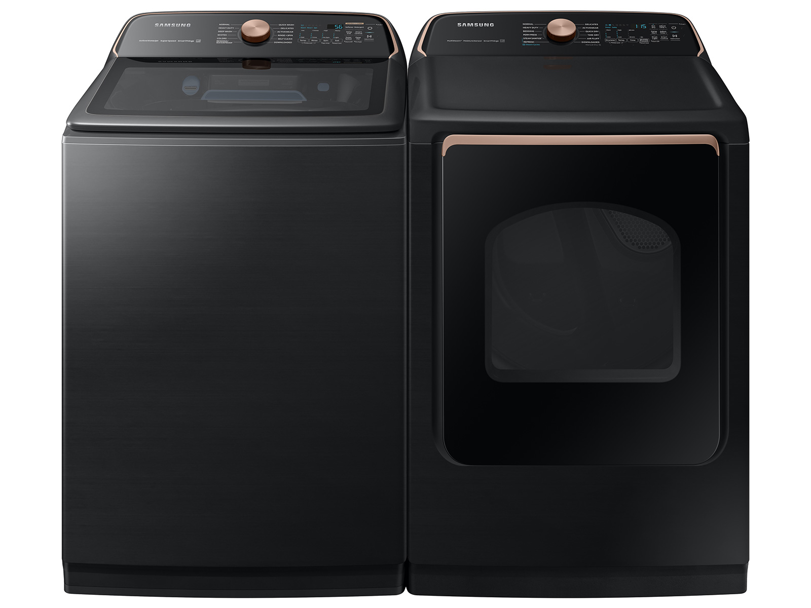 5.5 cu. ft. Extra-Large Capacity Smart Top Load Washer with Auto Dispense System in Brushed 
