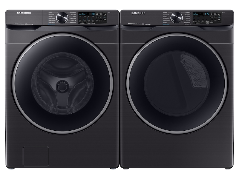 sistemático Gasto Saludar 5.0 cu. ft. Lavadora de carga frontal inteligente de capacidad extra grande  con lavado súper rápido en lavadoras negras cepilladas - WF50A8500AV/A5 |  Samsung EE.UU.