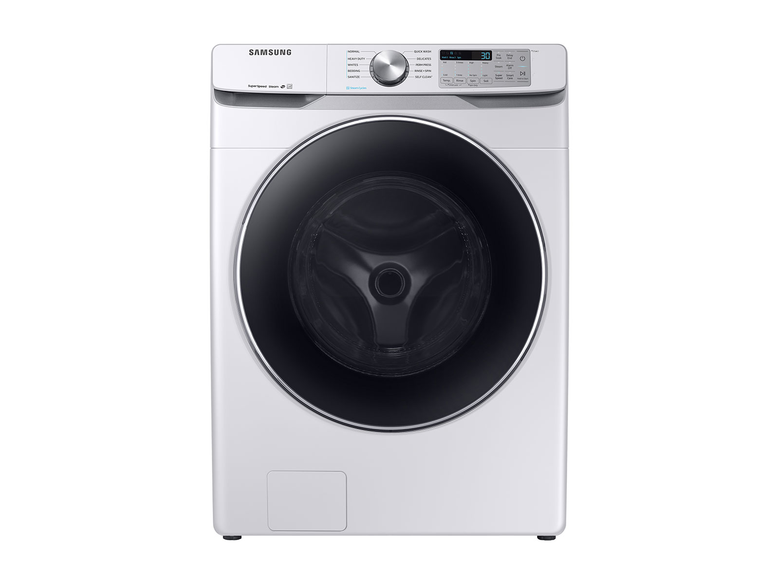 Photos - Washing Machine Samsung 4.5 cu. ft. Front Load Washer with Super Speed in White(WF45T6200A 