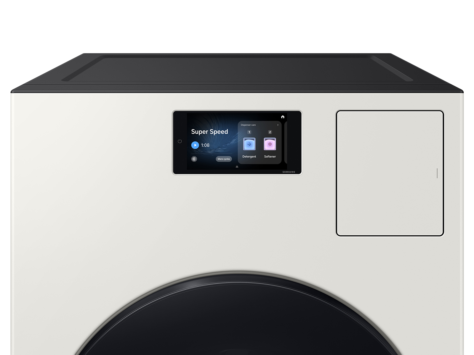 5.3 cu. ft. Bespoke AI Laundry Vented Combo™ All-in-One Ultra Capacity Washer and Electric Dryer with AI Home in Brushed Black