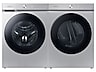Thumbnail image of Bespoke 5.3 cu. ft. Ultra Capacity Front Load Washer with Super Speed Wash and AI Smart Dial in Silver Steel