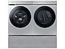 Thumbnail image of Bespoke 5.3 cu. ft. Ultra Capacity Front Load Washer with Super Speed Wash and AI Smart Dial in Silver Steel