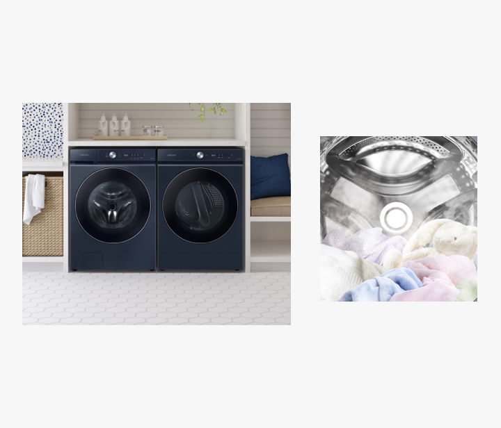 Samsung 5.3 Cu. Ft. Brushed Navy Washer WF53BB8900AD