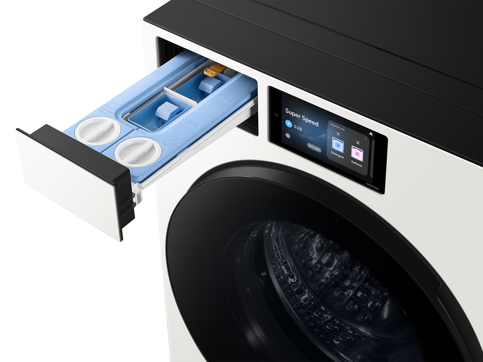 Thumbnail image of 5.3 cu. ft. Bespoke AI Ultra Capacity Front Load Washer with AI Home and AI OptiWash+ in Ivory