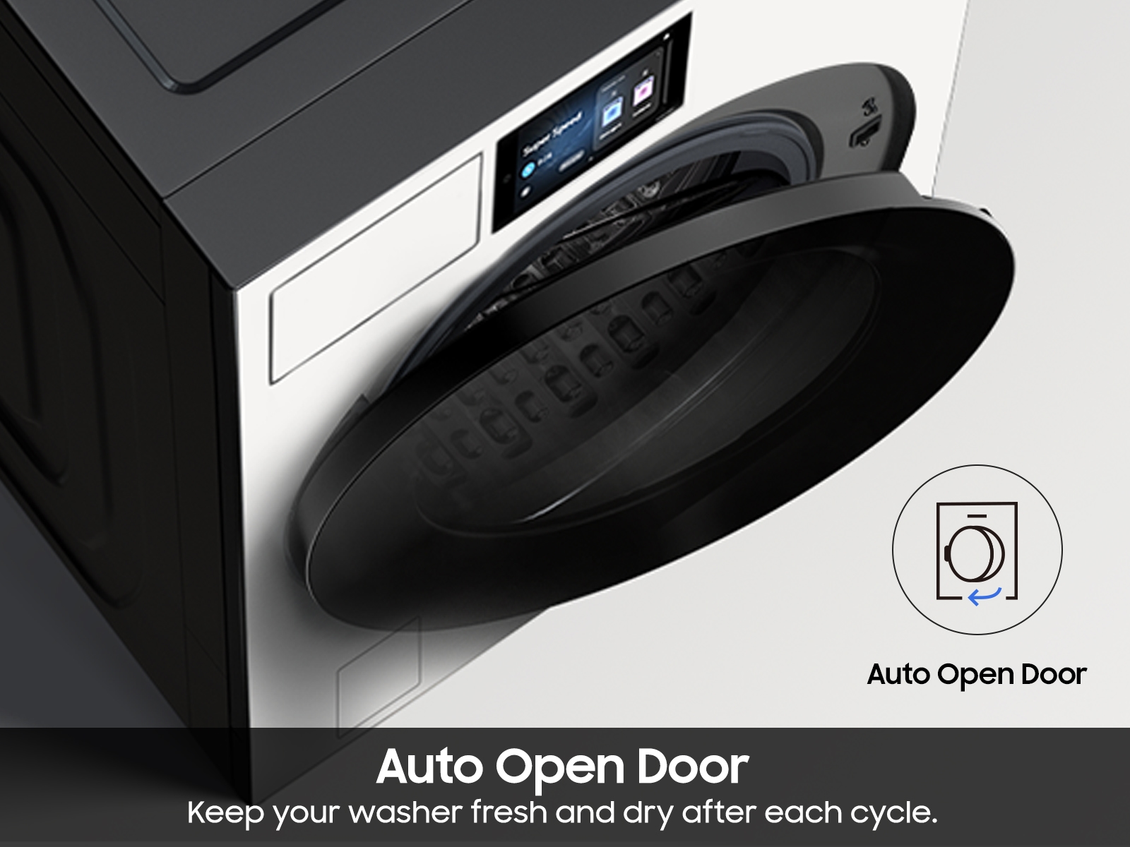 Thumbnail image of 5.3 cu. ft. Bespoke AI Ultra Capacity Front Load Washer with AI Home and AI OptiWash+ in Ivory