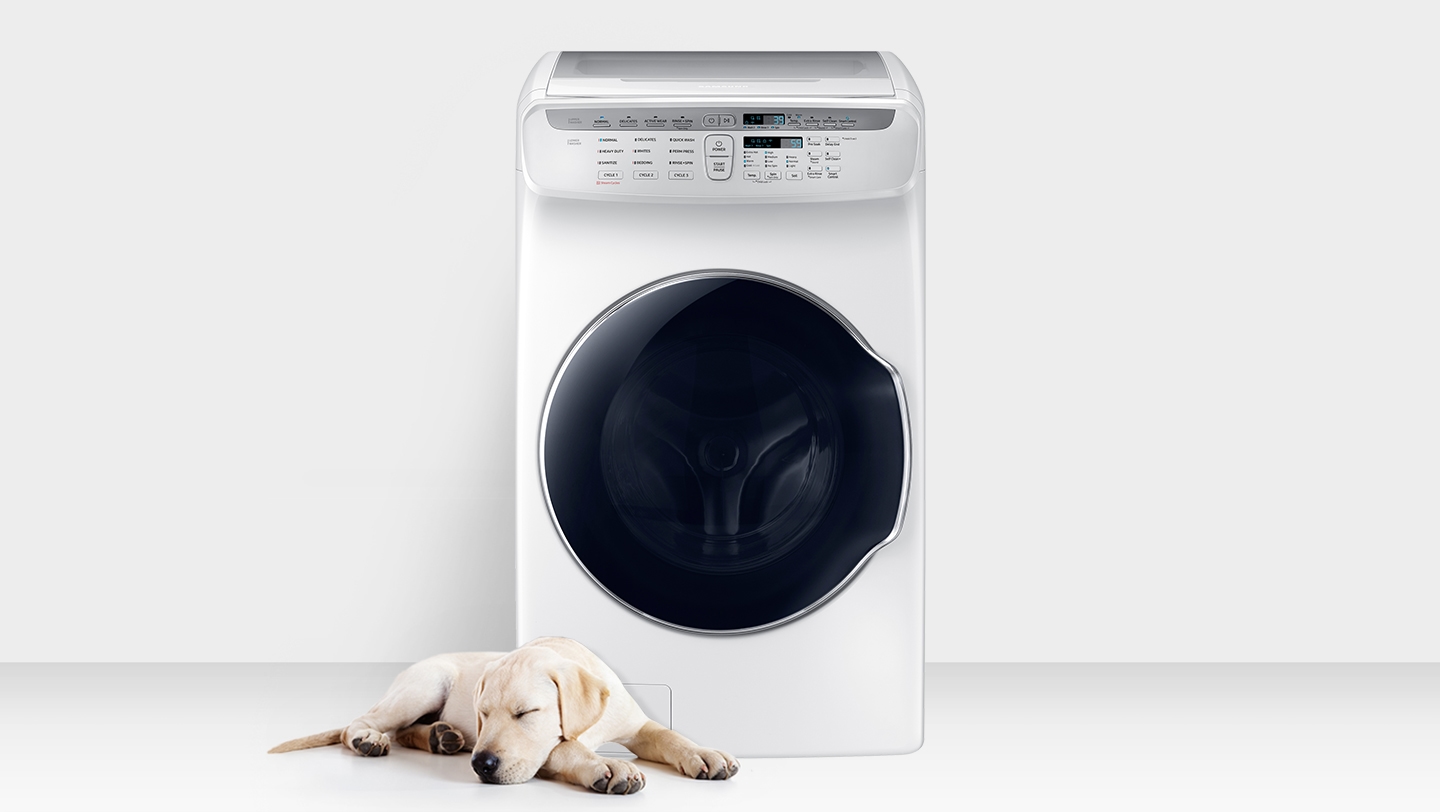 WV55M9600AV by Samsung - 5.5 cu. ft. Smart Washer with FlexWash