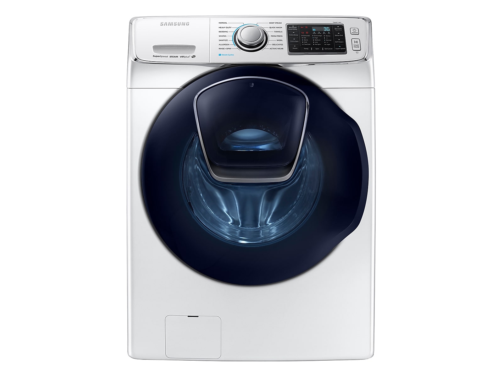Samsung 4.5 cu. ft. AddWash™ Front Load Washer in White(WF45K6500AW/A2)