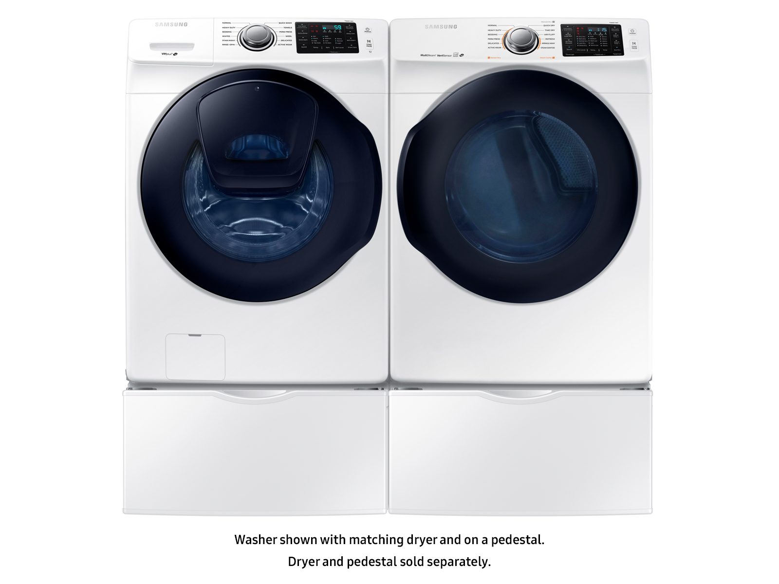 4.5 cu. ft. AddWash™ Front Load Washer in White Washer - WF45K6200AW/A2 ...