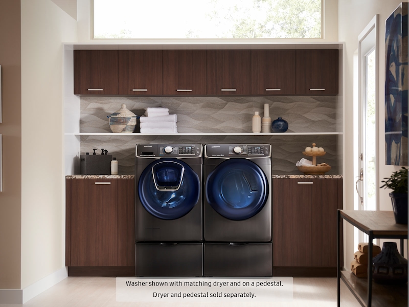 4.5 cu. ft. Smart Front Load Washer with AddWash&trade; in Black Stainless Steel