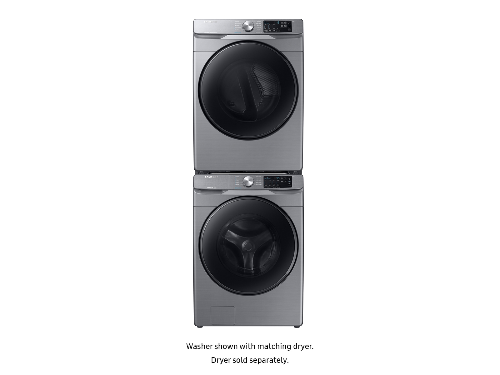 Thumbnail image of 4.5 cu. ft. Front Load Washer with Steam in Platinum